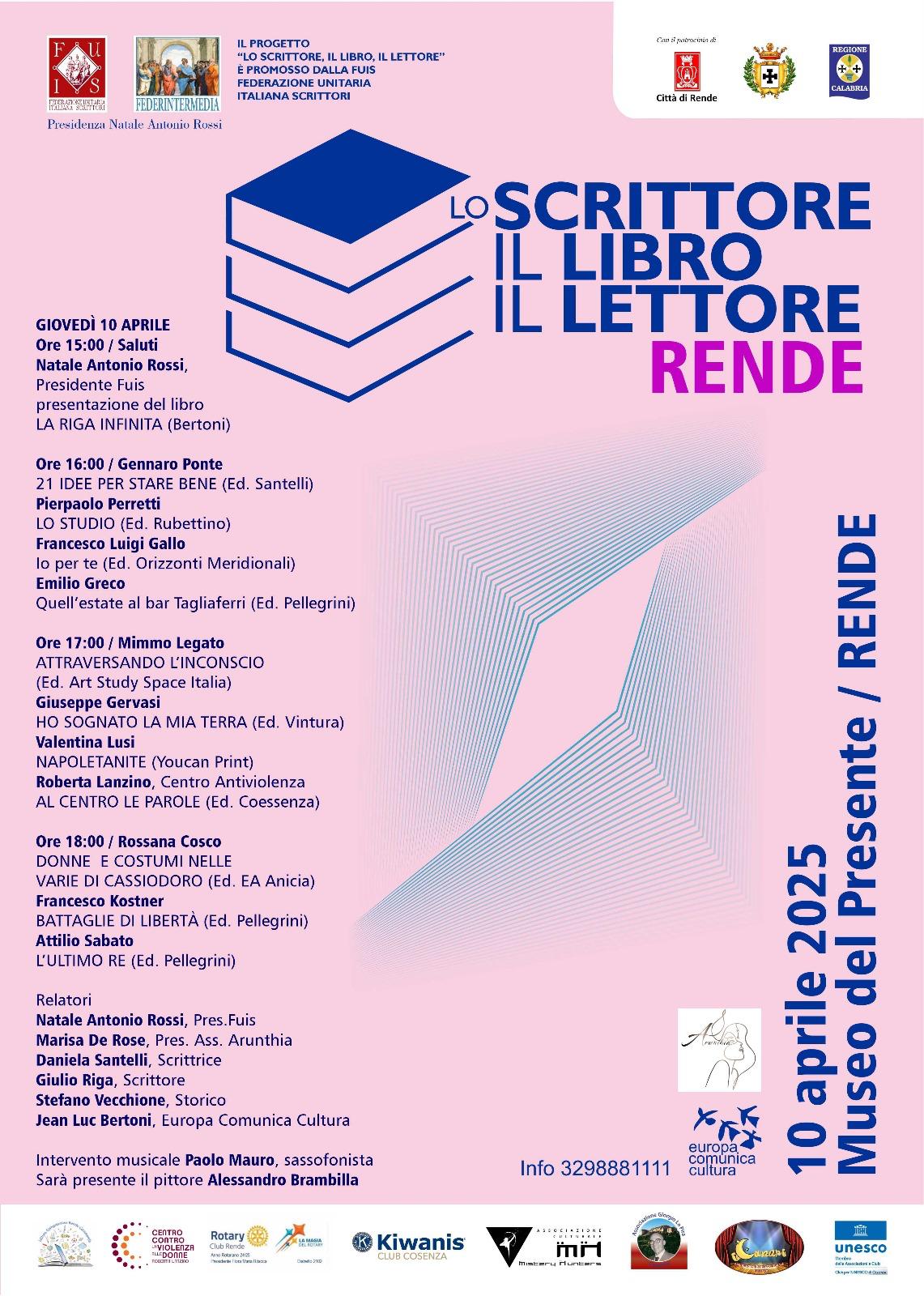 Maratona letteraria "Lo scrittore, il libro, il lettore" (FUIS)