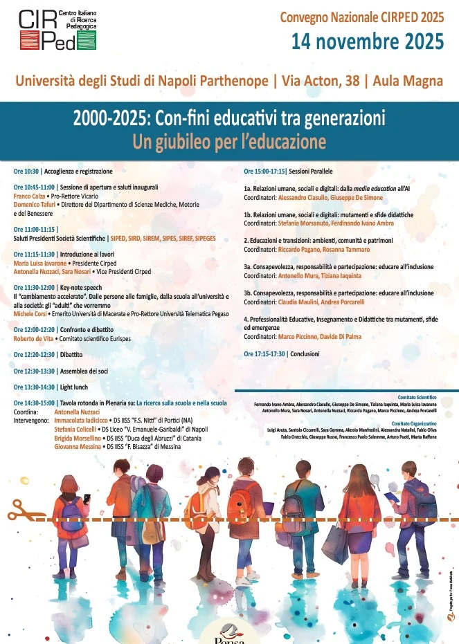 2000-2025: Con-fini educativi tra generazioni. Un giubileo per l'educazione