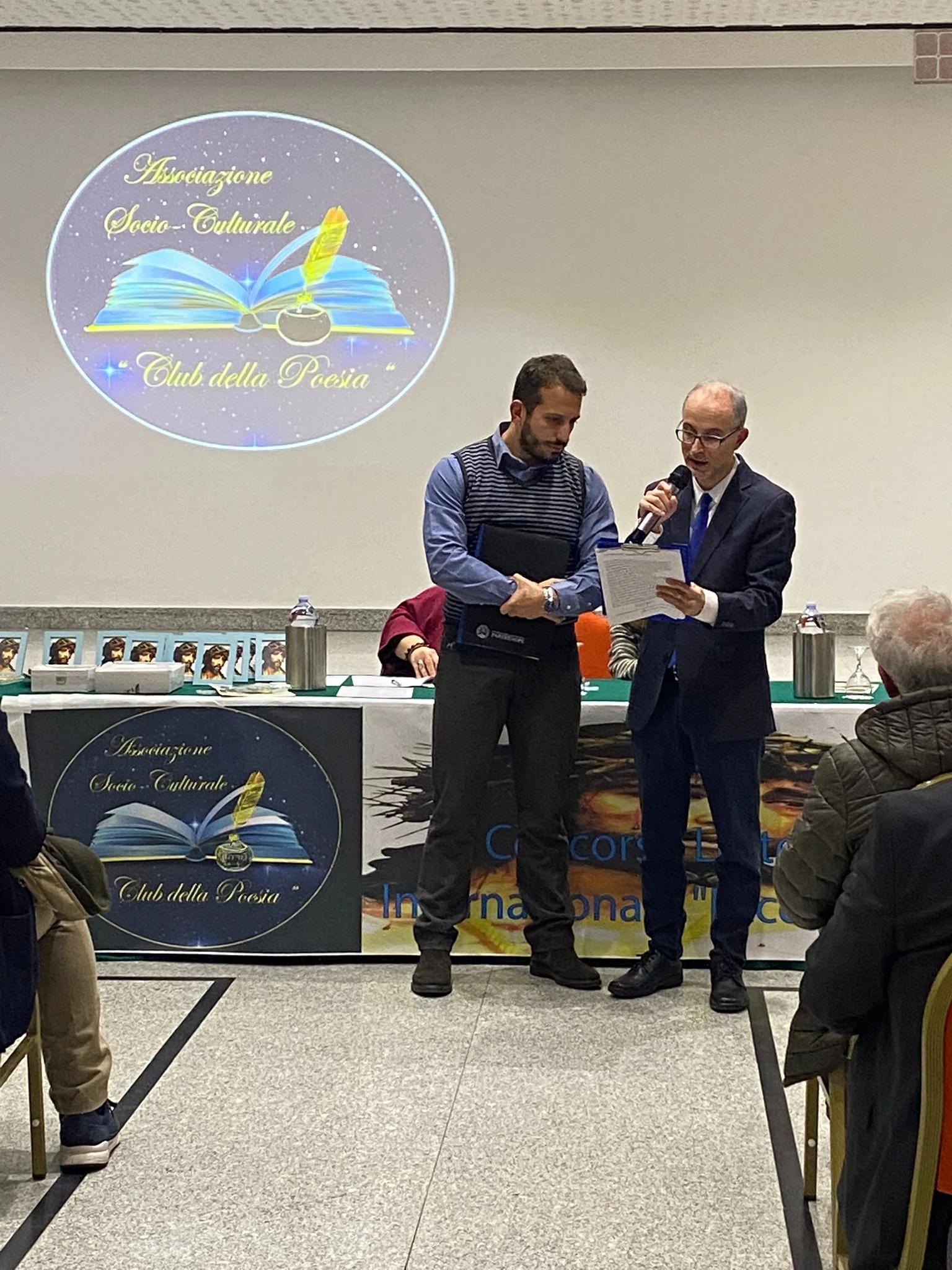 Con Andrea Fabiani