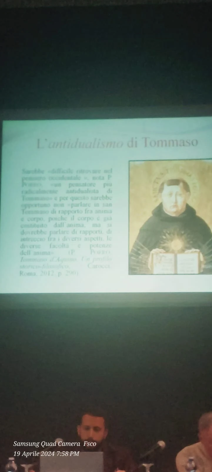 Durante la mia esposizione