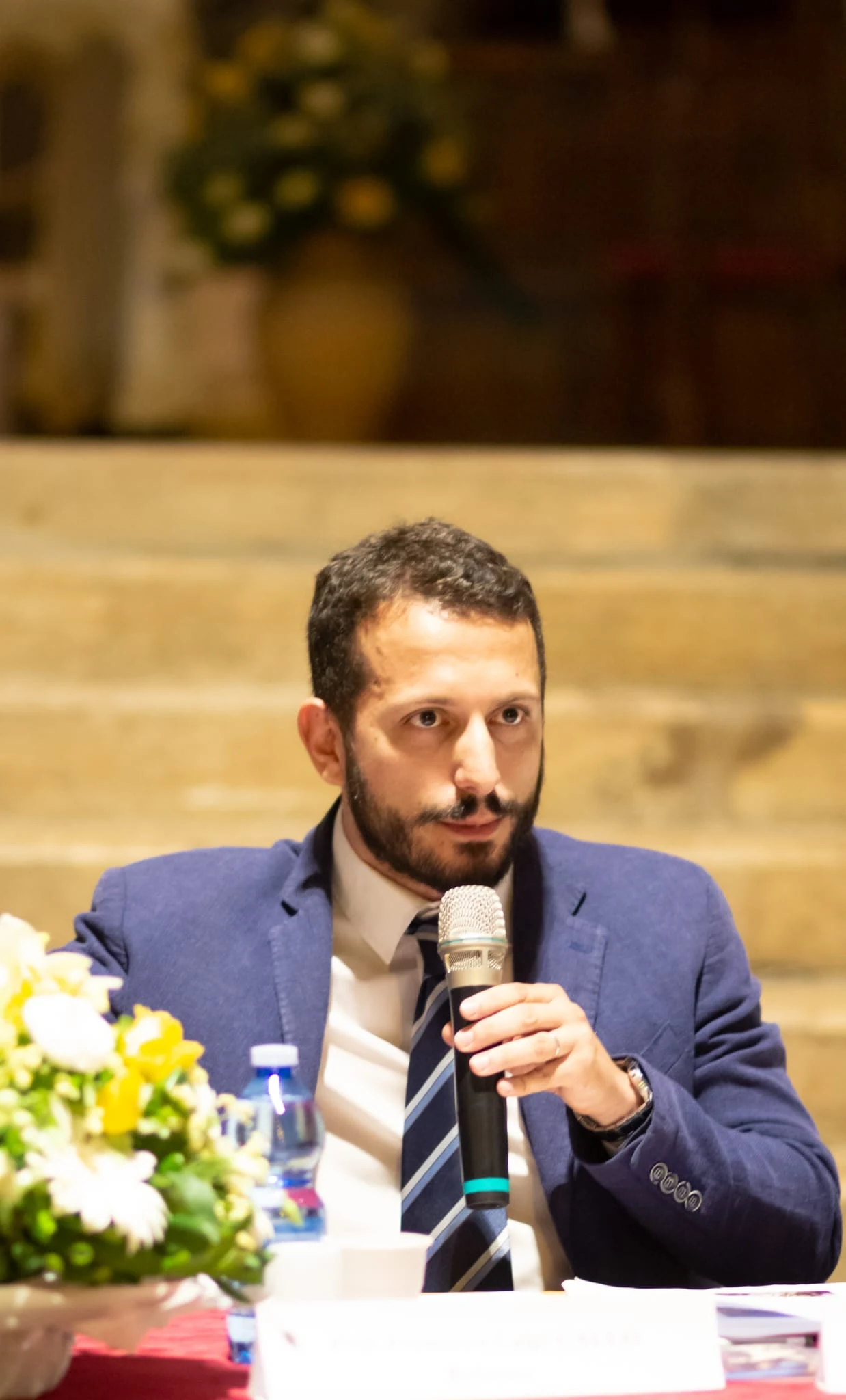 Durante la mia esposizione
