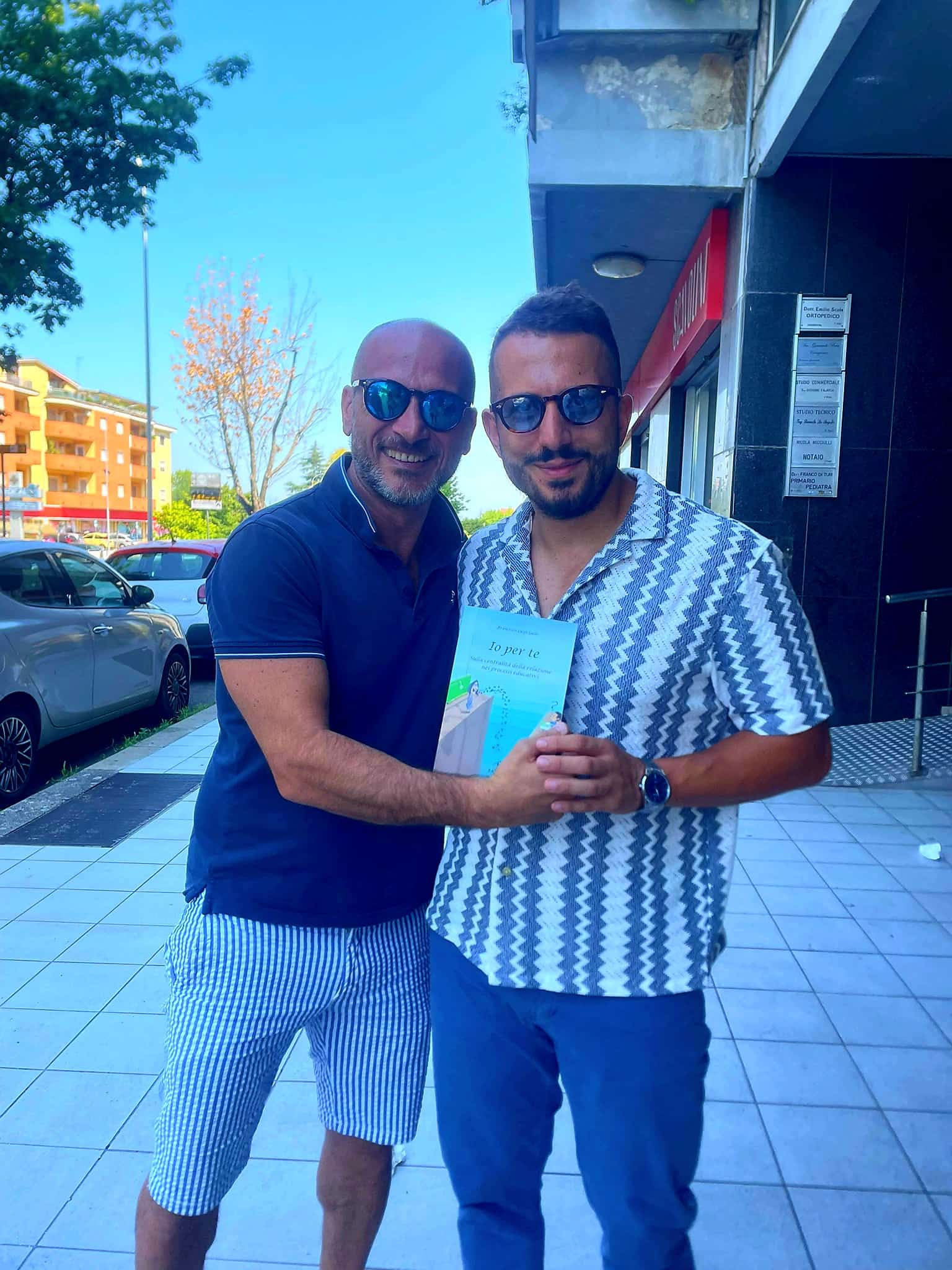 Con il mio nuovo editore, Michele Falco per la ripubblicazione del mio libro Io per te (5 agosto 2026)